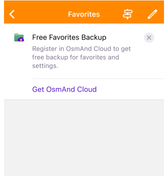 إجراءات المفضلة iOS