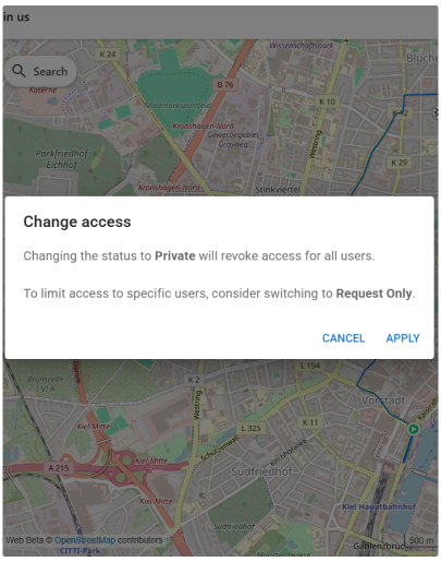 تحرير المفضلات في سحابة OsmAnd Web