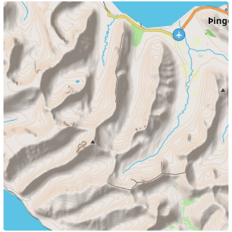 تظليل التلال