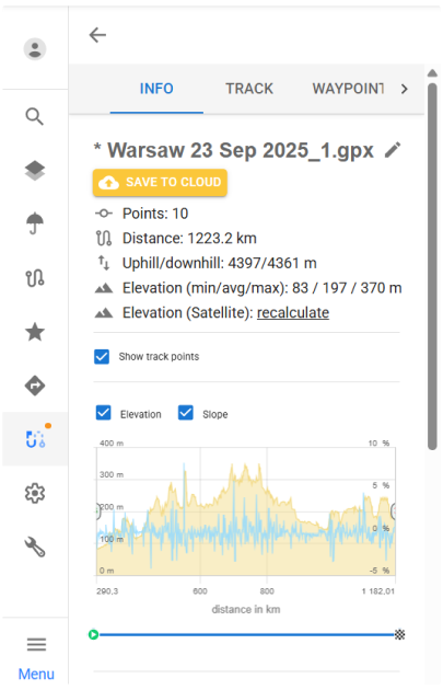 OsmAnd Web Info Panel