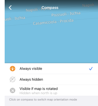 أداة البوصلة