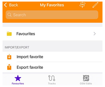 قائمة أماكني iOS