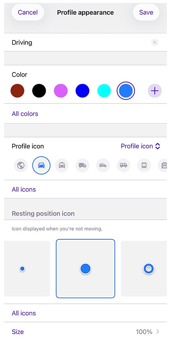 Profiles Appearance
