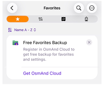 Favorites actions ios