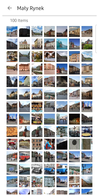 Gallery Menu – Android