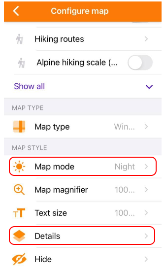 Enabling Night mode and Lighting in iOS