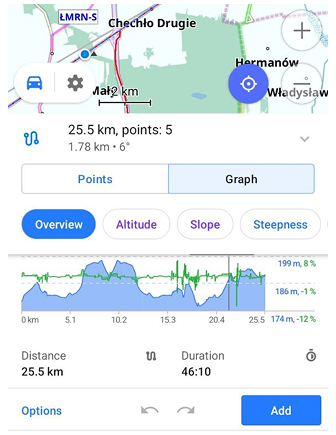 Plan a route android