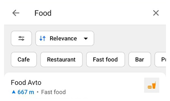 Search POI Android