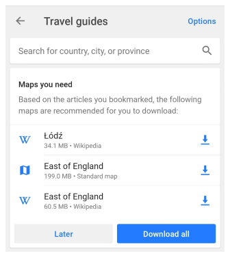 Travel guides download Wikipedia