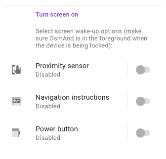 turn screen on Android
