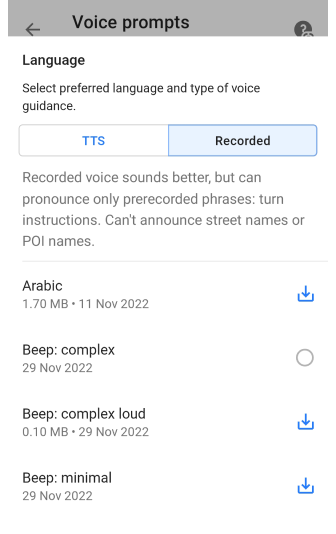 Voice Navigation Android