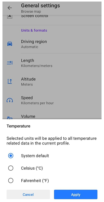Weather Settings 2 Android
