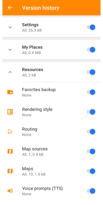 Änderungen in OsmAnd Cloud
