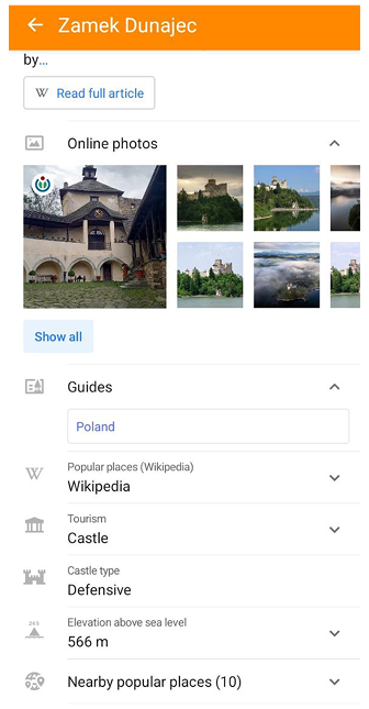 Reiseführer Android