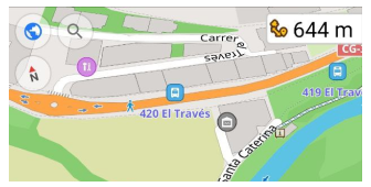 Entfernung-zum-Ziel-Widget 1 Android