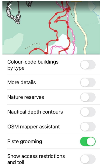 Präparierung in iOS aktivieren