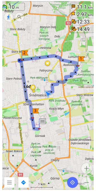 Unterschied Markernavigation Android