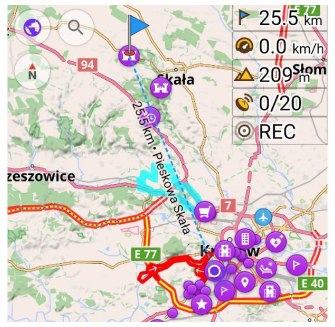 Navigationsmarker Android