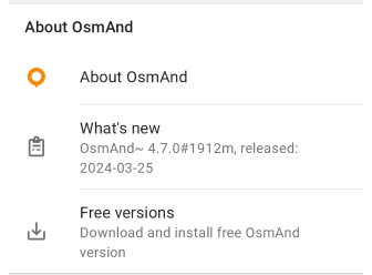 Offline-Hilfe Android Screenshot
