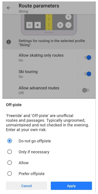 Abseits der Piste Android