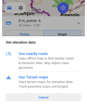 Route planen Android