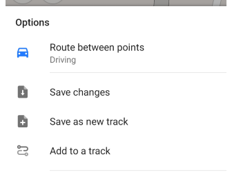 Route planen Android