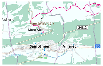 Map routes - snowmobile