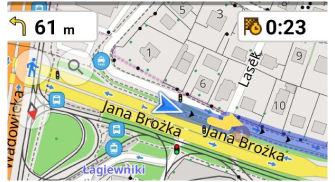 Ankunftszeit/Fahrzeit-Widget