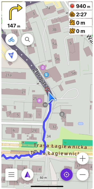 Reiseaufzeichnungs-Widget