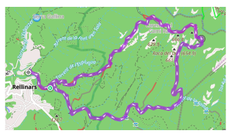 Track-Menü Darstellung Track-Dicke Android