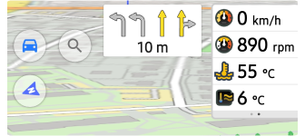 Fahrzeugmetrik-Widgets Android