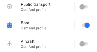 Contornos de profundidad náuticos en Android