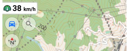 Widget de velocidad media Android