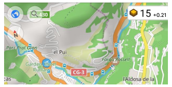 Widget de nivel de zoom Android 1