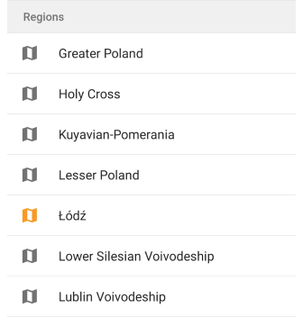 Descarga de curvas de nivel Android