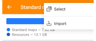 Opciones de categoría local Android 2
