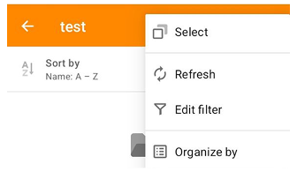 Gestión de Carpetas Inteligentes en Mis lugares Android