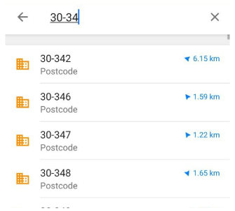 Búsqueda por Código Postal Android