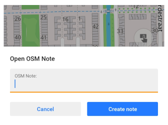 Action Ajouter une note Android