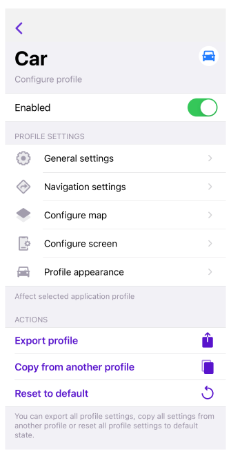 Configurer le profil iOS