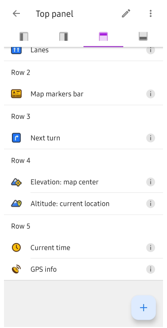 Menu Configurer l&#39;écran