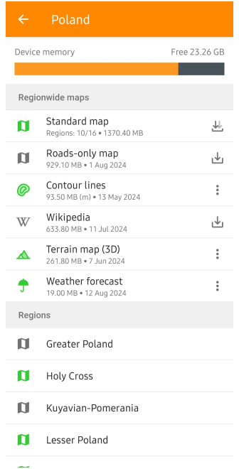 Plugin Météo sur Android