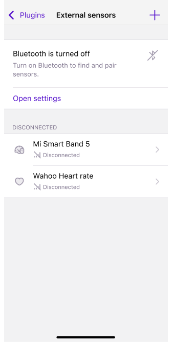 Plugin Capteurs externes