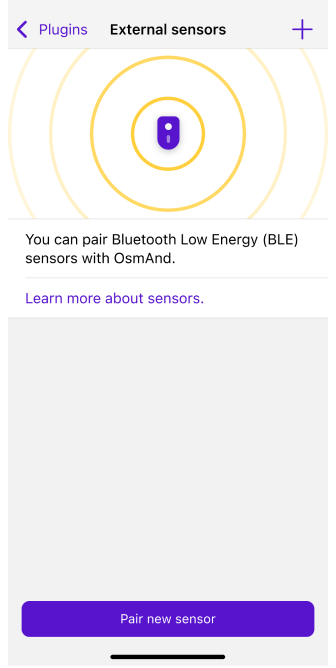 Plugin Capteurs externes