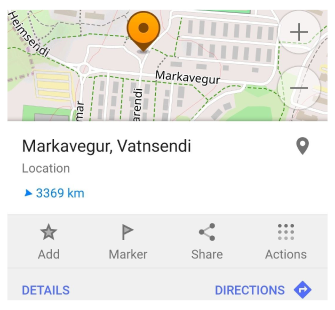 Menu contextuel appui long Android