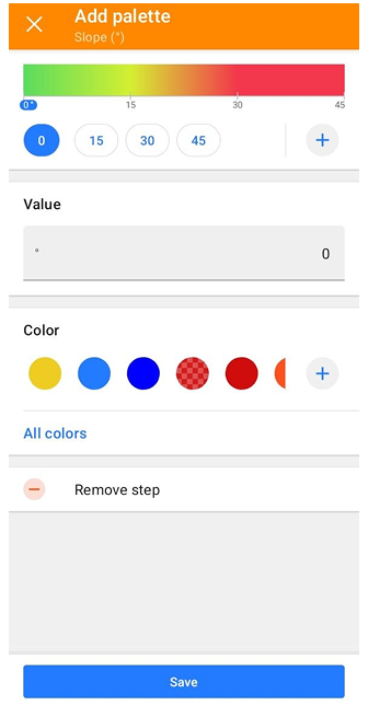 Modifier le jeu de couleurs
