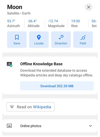 Informations sur l'objet