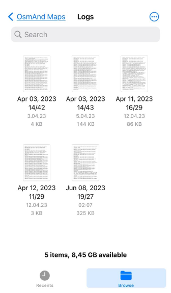 Envoyer les journaux de plantage iOS 2