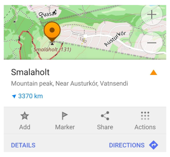 Menu contestuale Android
