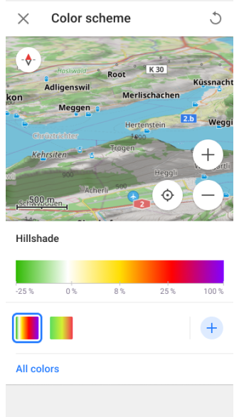 Modifica schema di colori